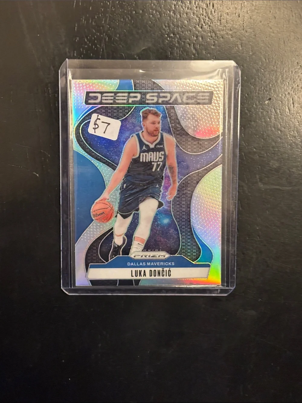 Luka Doncic 2024 Silver Prizm Deep Space Card #4